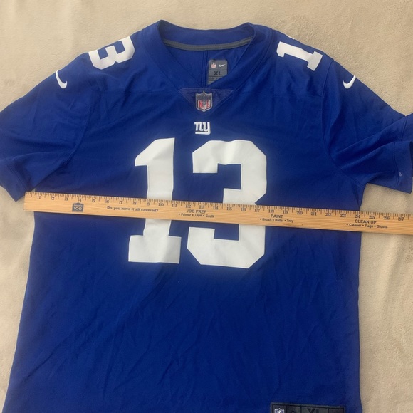 Nike Odell Beckham Jr Royal New York Giants Jersey Blue Jersey Size XL - Picture 5 of 8